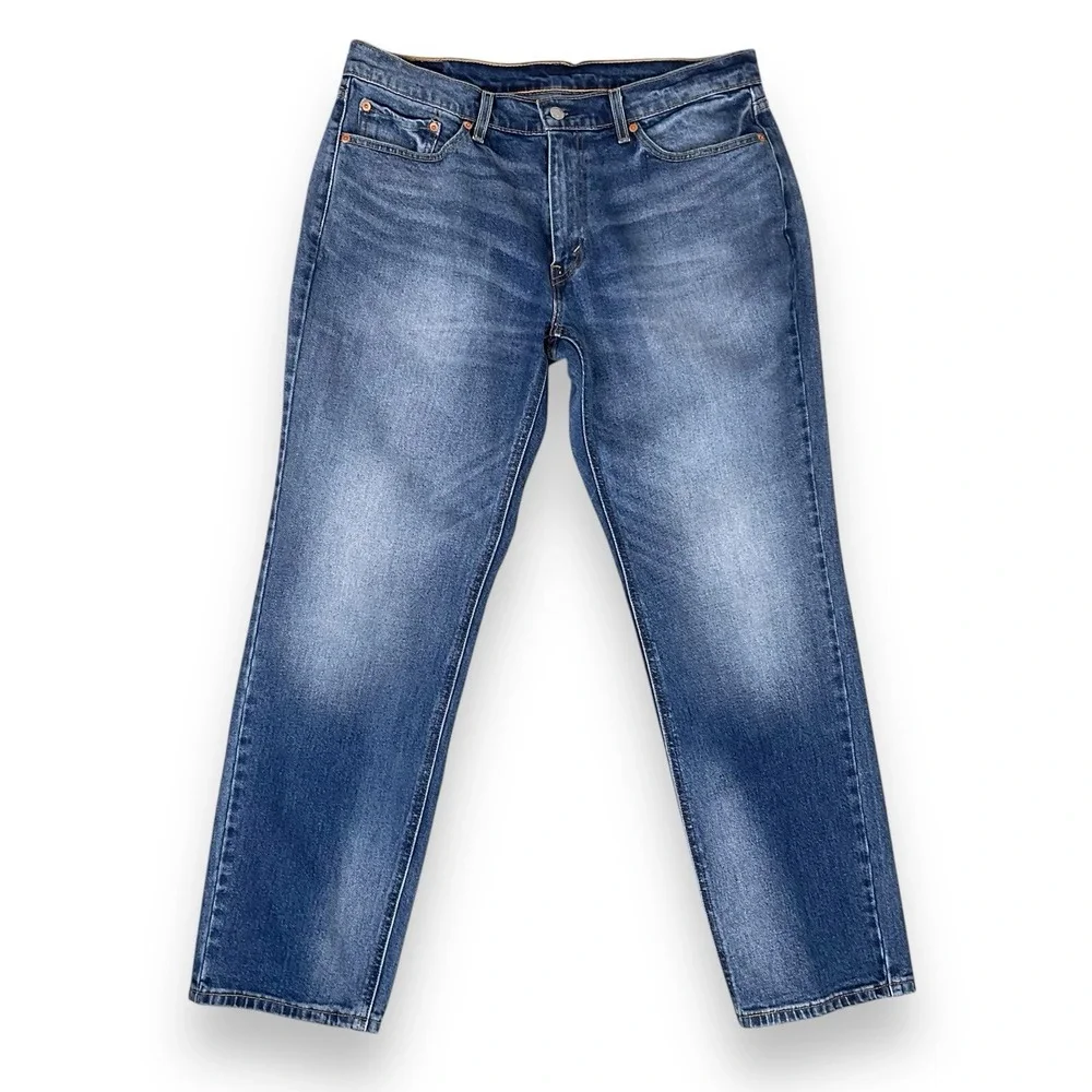 Levis Jeans Men 33x32 (ACTUAL 35x30.5) Blue 541 Athletic Taper Fit Denim EUC